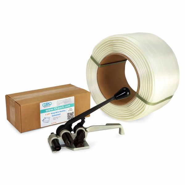 Idl Packaging Strapping Kit, 1 1/4" Cord Strapping, 820 Ft., Tensioner CCSK.114.820